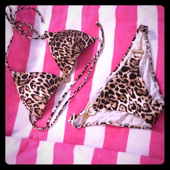 Victoria Secret Leopard Bikini - Picture 1 of 4
